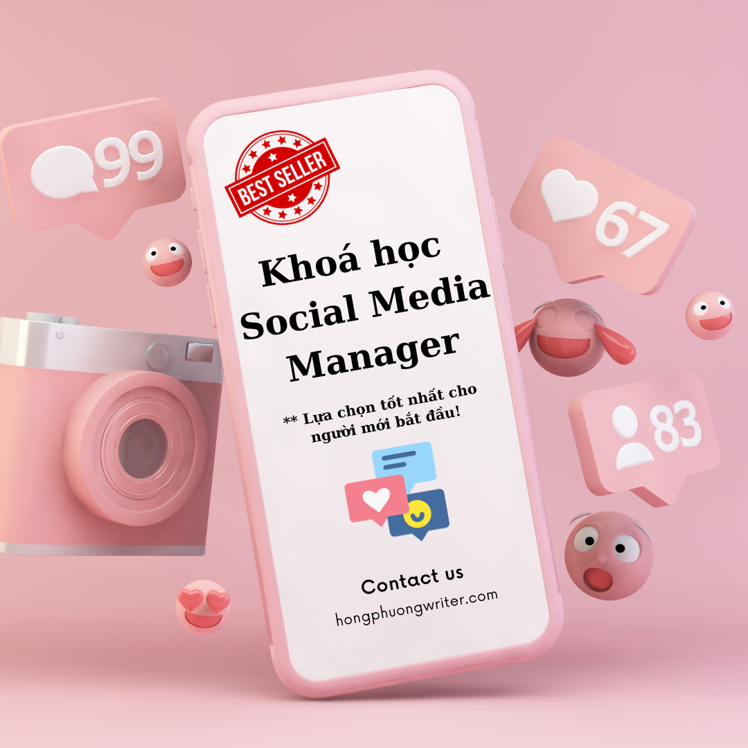 Social Media Manager (Tặng khoá Social Design & AI Marketing trong tháng này)
