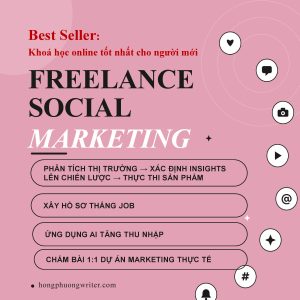 Freelance Social Marketing (Tặng khoá Claude & AI in Marketing và Social Design trong tháng này)